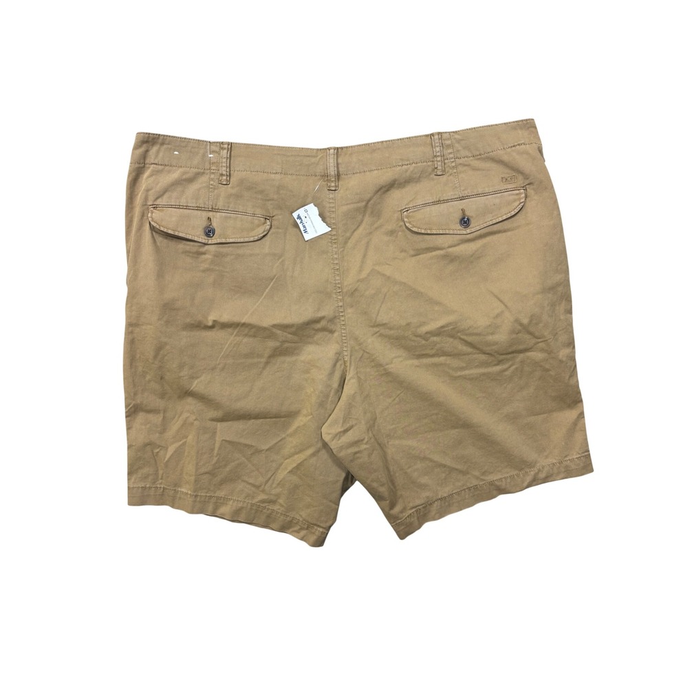 American Eagle Chino Shorts Mens 44 Tan Ne(x)t Level Flex Khaki Cotton Blend NEW - Picture 6 of 8